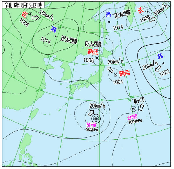 13日21時時点